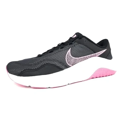 Afbeelding van Nike Performance Legend Essential 3 Trainingsschoen, Dames, Maat: 38, Black/pinksicle Imitatieleer/ textiel