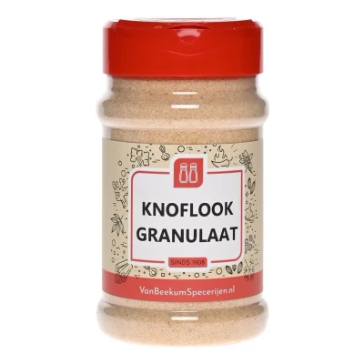 Afbeelding van Van Beekum Specerijen Knoflook Granulaat Strooibus 200 gram