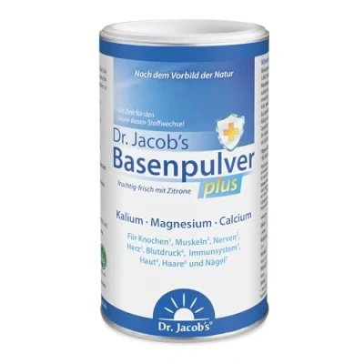 Afbeelding van Dr. Jacobs Basenpulver plus mit Zitrone, 300 g Poeder