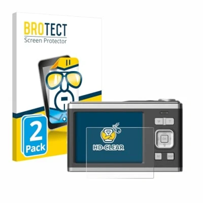 Afbeelding van BROTECT Screenprotector voor Rollei Compactline 10X Folie Beschermfolie transparant (2 Stuks)