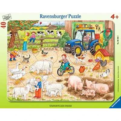 Afbeelding van Ravensburger 4005556063321 Contourpuzzel 40 stuk(s) Dieren