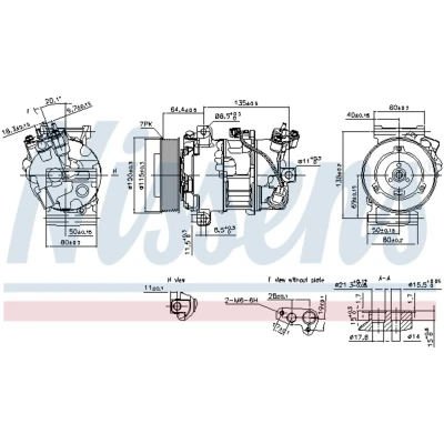 Afbeelding van Nissens Airco compressor 890126
