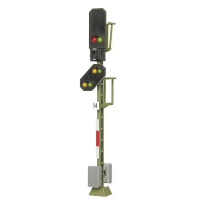 Afbeelding van Viessmann Modelltechnik 4014 H0 Lichtsein Met voorsein Bloksein Kant en klaar model DB