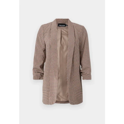 Afbeelding van Pieces Pcbosella Printed Blazer, Dames, Maat: Small, Silver mink aop:houndstooth