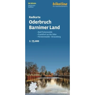 Afbeelding van Radkarte Oderbruch Barnimerland: Bad Freienwalde Frankfurt an der Oder Fürstenwalde Strausberg, 1:75.000: BRA04