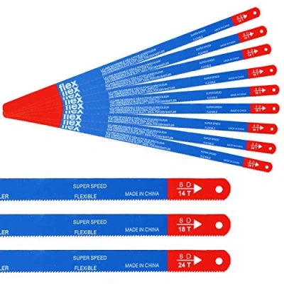 Afbeelding van 30 stuks metalen zaagblad 300 mm, JatilEr bimetaal handzaagblad handbeugelzaagbladen ijzerzaagbladen beugelzaag (10 x 14 tpi, 10 18 tpi en 24 tpi)