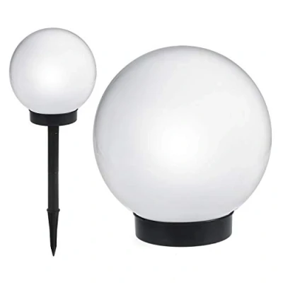 Afbeelding van Solar LED Lichtbollen Tuinverlichting WIT ledlampje 16x16x19cm