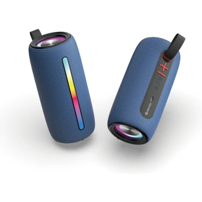 Afbeelding van Denver Bluetooth Speaker Draadloos Lichteffecten Muziek Box AUX TWS Pairing BTL360 Blauw