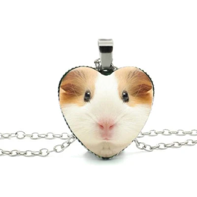 Afbeelding van GoedeDoelen.Shop Ketting Heart Cavia Statement Vriendschapsketting Dieren Sieraad Dierenwelzijn Wellness House