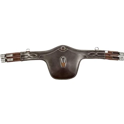 Afbeelding van HKM Singel Met Borstbescherming Soft Bruin 140cm