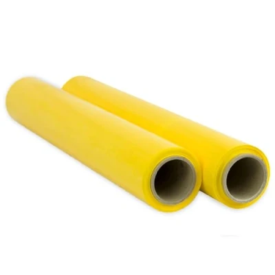 Afbeelding van OFITURIA Film Amarillo para Embalar 50 cm de ancho y estirable hasta 300 Metros Longitud Rollo Elástico Manual Embalaje Industrial 2 unidades