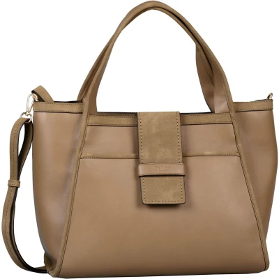 Afbeelding van Gabor Schoudertas Beverly Zip Shopper Taupe Lichtbruin