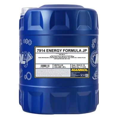 Afbeelding van MANNOL Energy Formula JP 5W 30 API SN Motorolie, 20 liter