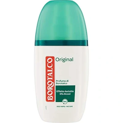 Afbeelding van 6 x Borotalco Roberts Original Fresh deodorant deo Var Vapo No GAS 75 ml