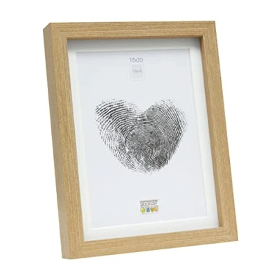 Afbeelding van Deknudt Frames fotolijst eik met passe partout 13x18 cm / 15x20