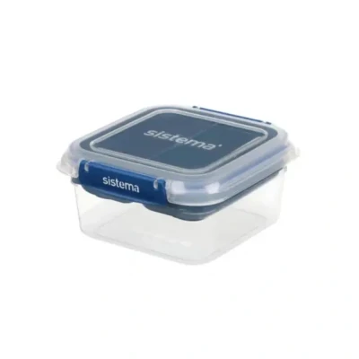 Afbeelding van Sistema To Go Stax voedselopslagcontainers Luchtdichte containers met dienblad Lekvrije afdichting Eenvoudige vergrendelingsclips BPA vrij