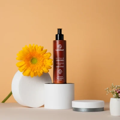 Afbeelding van Luxe Natuurlijk haarconditioner met Amberextract en Arganolie herstellend droog haar 250ml