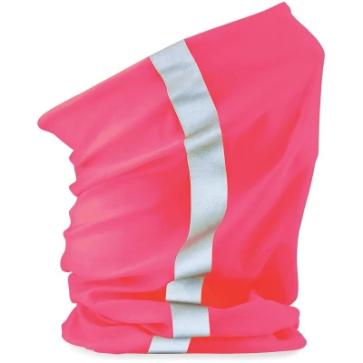 Afbeelding van Beechfield Unisex Multi use Enhanced Vis Morf (Fluorescerend Roze)