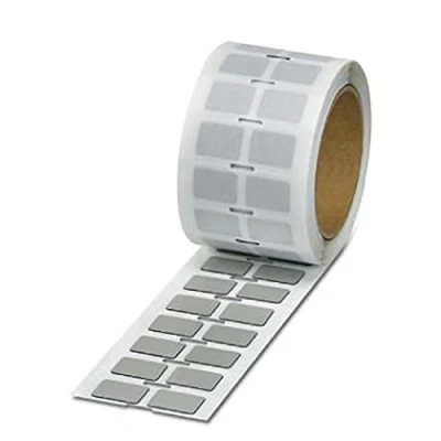 Afbeelding van Phoenix Contact 0819534 EMLP (27X18)R SR Apparaatmarkering Montagemethode: Plakken Markeringsvlak: 27 x 18 mm Zilver Aantal markeringen: 500 stuk(s)