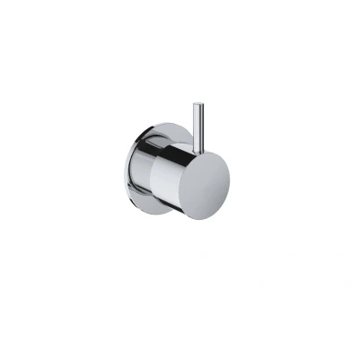Afbeelding van HotBath Cobber Afbouwdeel Inbouw stopkraan knop met H Geborsteld Koper PVD CB010HEXTBCP