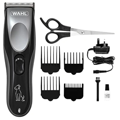 Afbeelding van WAHL Performer Hondennipper, draadloze vachtverzorgingsset, geluidsarm en trillingen, huisdierverzorging thuis, ergonomisch design, precisie geslepen lemmet