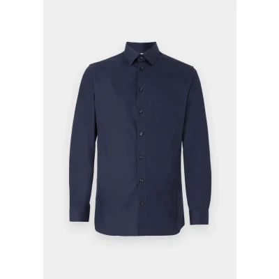 Afbeelding van Selected Homme Slhslimethan Shirt Classic Overhemd, Heren, Maat: Medium, Peacoat