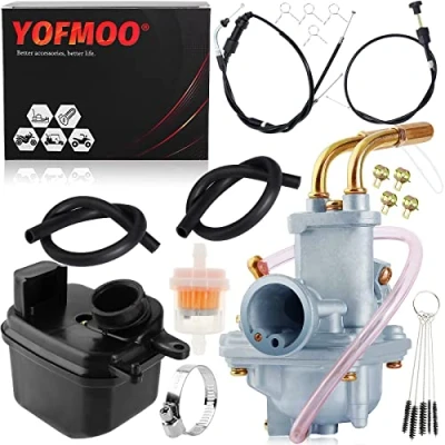 Afbeelding van YOFMOO PW50 Carburateur Gaskabel Choke Kabel Compatibel met Yamaha Y Zinger PW 50 Peewee Gtmotor G50T Loncin PY50 LX50PY Jianshe Yzinger Carb