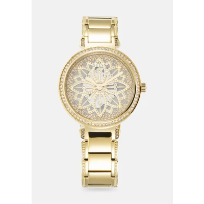 Afbeelding van Guess Horloge goldcoloured, Dames, Maat: One Size, Gold coloured