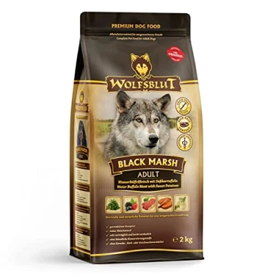 Afbeelding van Wolfsblut Black Marsh 2 kg Waterbuffel Droogvoer Hondenvoer Graanvrij