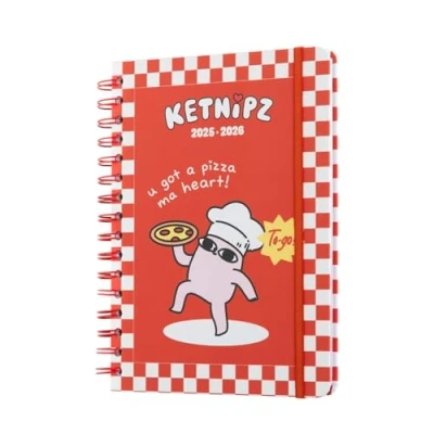 Afbeelding van Grupo Erik A5 Academic Diary 2025 2026 Week To View Ketnipz Back School Planner Student, Mid Year Cute Planner, Stationery Gifts