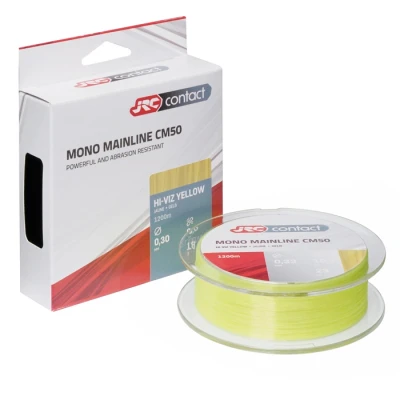 Afbeelding van JRC CONTACT CM50 600m 0.28mm HViz Yellow Nylon vislijn