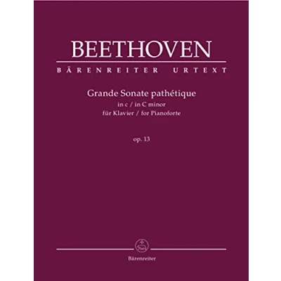 Afbeelding van Beethoven, L. van Grande Sonate pathétique in c klein op. 13