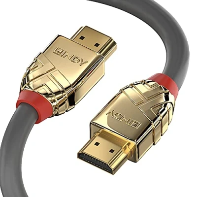 Afbeelding van LINDY 37864 HDMI kabel Aansluitkabel A stekker, stekker 5.00 m Grijs 4K UHD