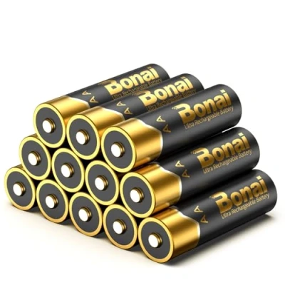 Afbeelding van BONAI Mignon AA Oplaadbare Batterijen Hoge Capaciteit 2800mAh 12 Stuks Accu 1,2 V Ni MH HR6 Batterij Lage Zelfontlading