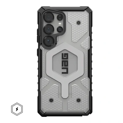 Afbeelding van Samsung Galaxy S25 Ultra MagSafe Hoesje Kunststof UAG Backcover/Hardcase Transparant Telefoonhoesje Shockproof/Valbescherming