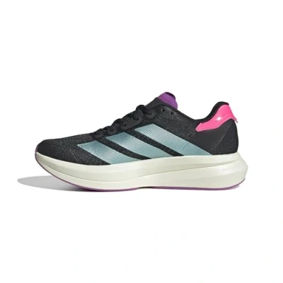 Afbeelding van adidas Dames DURAMO SPEED 2 Running Shoes, core black/flash aqua/lucid pink, 38 EU