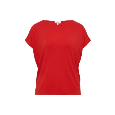 Afbeelding van s.Oliver Tshirt basic, Dames, Maat: 36, Rot