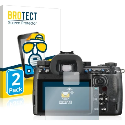 Afbeelding van BROTECT (2 Stuks) Antireflecterende Beschermfolie voor Pentax K 3 Mark III Anti Glare Screen Protector, Mat, Ontspiegelend