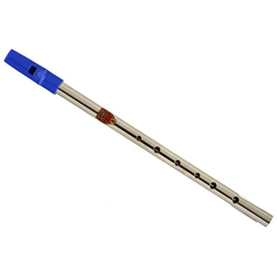 Afbeelding van Generation Flageolet 6583 tin whistle D nikkel blauw mondstuk