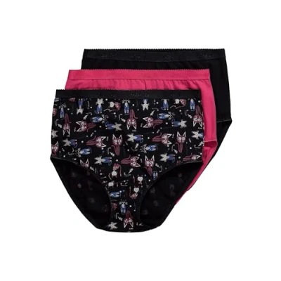 Afbeelding van Ulla Popken grote maten plus size slips, verpakking van 3 stuks, fuchsia, 46 48