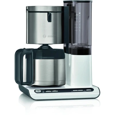 Afbeelding van Bosch Tka8A681 Styline Koffiemachine Rvs/Wit