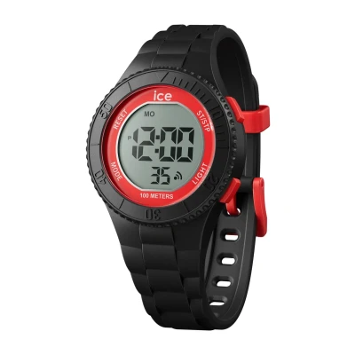 Afbeelding van Ice Watch IW021007 Dino Digit Black S horloge Quartz horloges Zwart