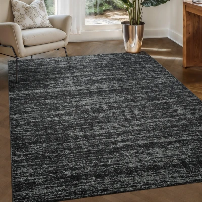 Afbeelding van Relax Oslo Laagpolig Effen Vloerkleed Modern Tapijt Zwart 240x340 cm Rechthoek Polypropyleen Tapijtenloods
