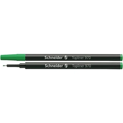 Afbeelding van Schneider finelinervulling Topliner 970 groen doos met 10 stuks S 9704