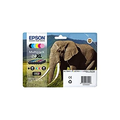 Afbeelding van Epson Inktcartridge 24XL 6 multipack Olifant voor o.a XP 950, 970