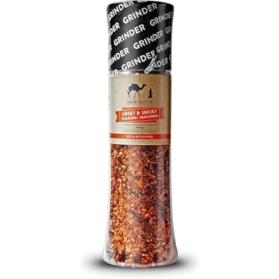 Afbeelding van Silk Route Spice Company Zoete &amp; Rokerige Chargrill Kruidenreuzenmolen 245g