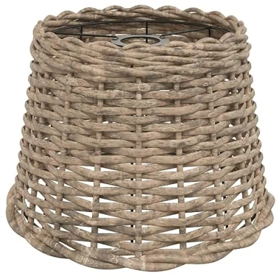 Afbeelding van Plafondlampenkap Ø30x20 cm wicker bruin