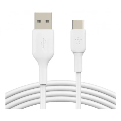 Afbeelding van Belkin BoostCharge USB A to C Cable 1m White 2 pack