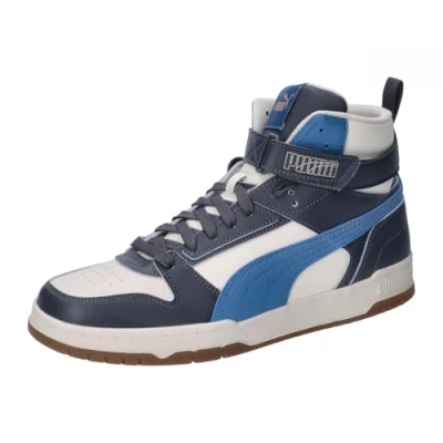 Afbeelding van PUMA Rbd Game Sneaker uniseks volwassene,Alpine Sneeuw Blauwe Horizon Gom,40.5 EU