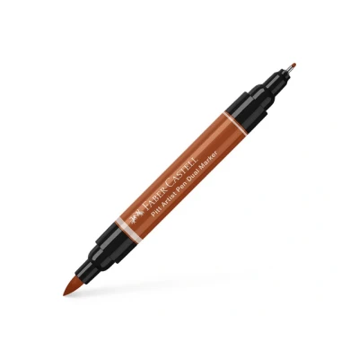 Afbeelding van 4x Tekenstift Faber Castell Pitt Artist Pen duo marker 188 bloedrood